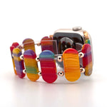 Resin Stretch Bracelet (For Apple Watch) Rainbow
