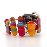Resin Stretch Bracelet (For Apple Watch) Rainbow