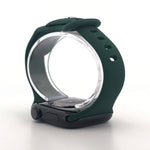 Slim Silicone Sport Band (For Apple Watch) Pine Green