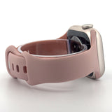 Slim Silicone Sport Band (For Apple Watch) Pink Sand & Rose