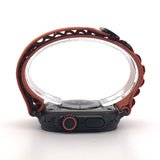 Alpine Loop Band (High Quality For Black Apple Watch Ultra) Terra Cotta