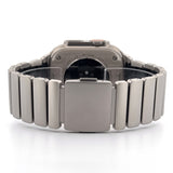 Hybrid Magnetic Titanium & Silicone Fusion Band (For Apple Watch) - Titanium & Black