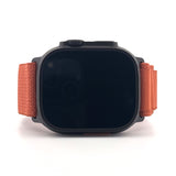 Alpine Loop Band (High Quality For Black Apple Watch Ultra) Terra Cotta