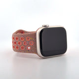 Silicone Nike Style Sport Band (For Apple Watch) Alpenglow Pink