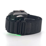 Alpine Loop Band (High Quality For Black Apple Watch Ultra) Dark Black