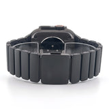 Hybrid Magnetic Titanium & Silicone Fusion Band (For Apple Watch) - Black Titanium & Black