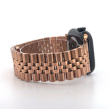 Jubilee Stainless Steel Band (For Apple Watch) Rose Gold