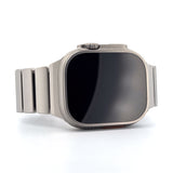 Hybrid Magnetic Titanium & Silicone Fusion Band (For Apple Watch) - Titanium & Black