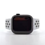 Silicone Nike Style Sport Band (For Apple Watch) Veiled Grey