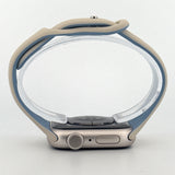 Slim Silicone Sport Band (For Apple Watch) Antique White & Mist Blue