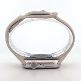 Slim Silicone Sport Band (For Apple Watch) Antique White
