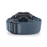 Alpine Loop Band (High Quality For Black Apple Watch Ultra) Glacier Blue