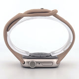 Slim Silicone Sport Band (For Apple Watch) Milk Tea