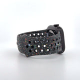 Silicone Nike Style Sport Band (For Apple Watch) Midnight Black