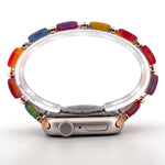 Resin Stretch Bracelet (For Apple Watch) Rainbow