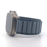 Alpine Loop Band (High Quality For Titanium Apple Watch Ultra) Glacier Blue