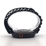 Alpine Loop Band (High Quality For Black Apple Watch Ultra) Dark Black