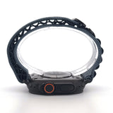 Alpine Loop Band (High Quality For Black Apple Watch Ultra) Glacier Blue