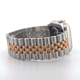 Jubilee Stainless Steel Band (For Apple Watch) Silver & Rose Gold