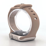 Slim Silicone Sport Band (For Apple Watch) Milk Tea
