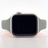 Slim Silicone Sport Band (For Apple Watch) Light Grey & Orange