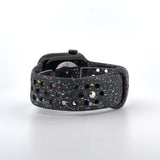 Silicone Nike Style Sport Band (For Apple Watch) Midnight Black