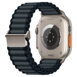 Ocean Style Nylon Band (High Quality For Apple Watch) Dark Grey