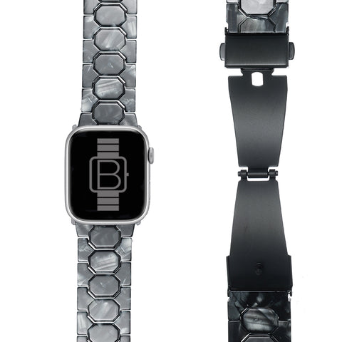 Resin Linked Bracelet (For Apple Watch) Black