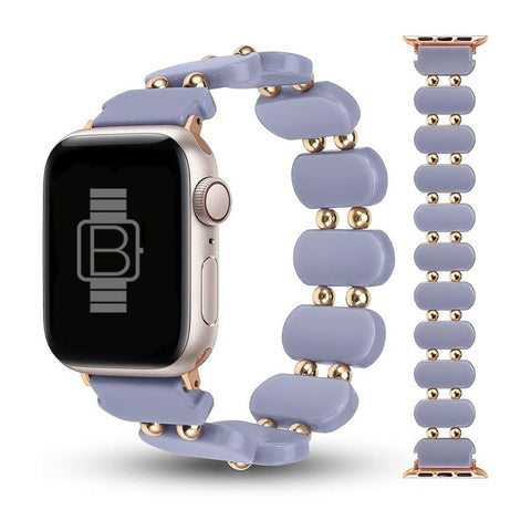 Resin Stretch Bracelet (For Apple Watch) Blue