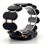 Resin Stretch Bracelet (For Apple Watch) Black
