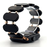 Resin Stretch Bracelet (For Apple Watch) Black