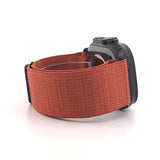 Alpine Loop Band (High Quality For Black Apple Watch Ultra) Terra Cotta