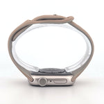 Slim Silicone Sport Band (For Apple Watch) Milk Tea & Rock White