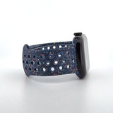 Silicone Nike Style Sport Band (For Apple Watch) Blue Ribbon