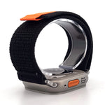 Trail Loop Nylon Band (For Apple Watch) Black & Orange