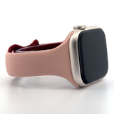 Slim Silicone Sport Band (For Apple Watch) Porsche Pink & Wine Red