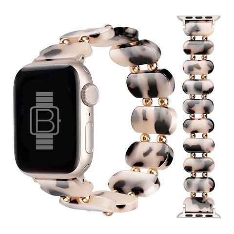 Resin Stretch Bracelet (For Apple Watch) Chocolate