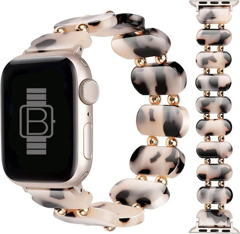Resin Stretch Bracelet (For Apple Watch) Chocolate