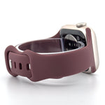 Slim Silicone Sport Band (For Apple Watch) Smokey Purple