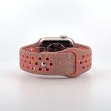 Silicone Nike Style Sport Band (For Apple Watch) Alpenglow Pink