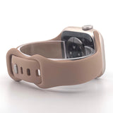 Slim Silicone Sport Band (For Apple Watch) Milk Tea