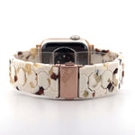 Resin Linked Bracelet (For Apple Watch) Nougat