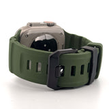 Rugged Silicone Band (For Apple Watch Ultra) Army Green