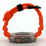 Rugged Silicone Band (For Apple Watch Ultra) Orange
