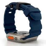 Rugged Silicone Band (For Apple Watch Ultra) Blue
