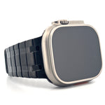 Magnetic Linked Bracelet Stainless Steel Band (For Apple Watch) Black