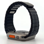 Magnetic Linked Bracelet Stainless Steel Band (For Apple Watch) Black