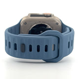 Explorer Style Silicone Band (High Quality For Apple Watch) Linen Blue