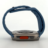 Explorer Style Silicone Band (High Quality For Apple Watch) Linen Blue