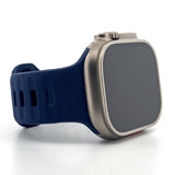 Explorer Style Silicone Band (High Quality For Apple Watch) Midnight Blue